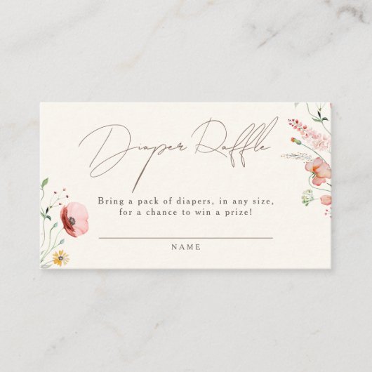 Carte D'accompagnement Boy Boy Baby shower Déchets Raffle de la verdure f (Devant)