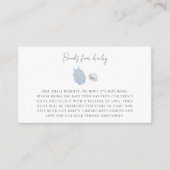 Carte D'accompagnement Boy Clothes Baby shower d'aquarelle livre pour béb (Devant)