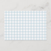 Carte D'accompagnement Boy Silly Goose Coquette Blue Bow Diaper Raffle (Dos)