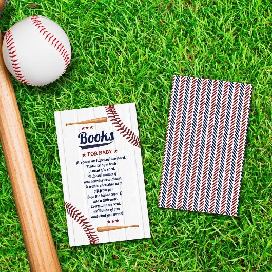 Carte D'accompagnement Boys Baseball Baby shower Demande de réservation