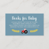 Carte D'accompagnement Boys Cute Rustic Farm Livres Pour Bébé (Devant)