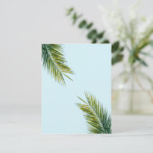 Carte D'accompagnement Branche de palmier (Debout devant)