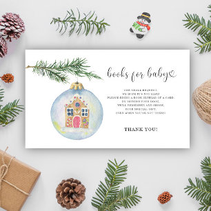 Carte D'accompagnement Branche d'hiver avec jouet - livres pour bébé