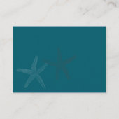 Carte D'accompagnement Branché Sous le Baby shower de mer Affichage Douch (Dos)