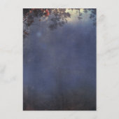 Carte D'accompagnement Branches rustiques et feux Détails du Mariage Insé (Dos)