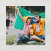 Carte D'accompagnement Brésil Mariage de passeport QR (Dos)