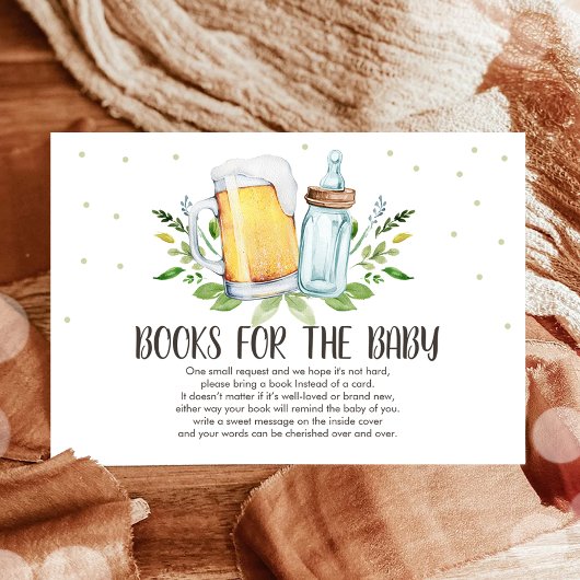 Carte D'accompagnement Brewing Apportez un livre Bières et bouteilles Rus