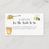 Carte D'accompagnement Bride to Bee - Recette pour la future mariée (Devant)
