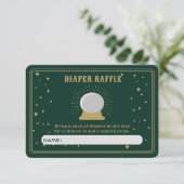 Carte D'accompagnement Brochure à boule en cristal Fortune Teller Raffle (Debout devant)