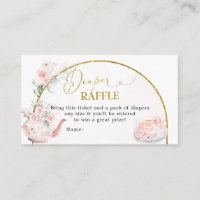 Brochure à café rose floral Fête des mariées