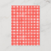 Carte D'accompagnement Brochure à fraises et à bleuets (Dos)