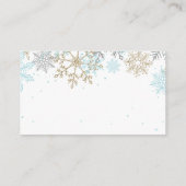 Carte D'accompagnement Brochure à neige Refroidissement Parties scintilla (Dos)