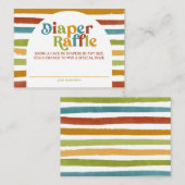 Carte D'accompagnement Brochure arc-en-ciel Boho couleur primaire (Devant / Derrière)