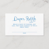 Carte D'accompagnement Brochure blanche manuscrite (Devant)