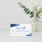 Carte D'accompagnement Brochure bleu océan (Debout devant)