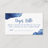 Carte D'accompagnement Brochure bleu océan (Devant)