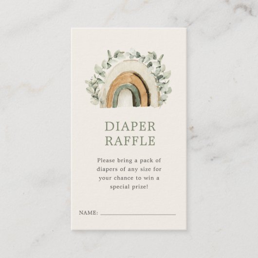 Carte D'accompagnement Brochure Boho (Devant)