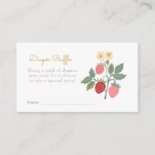 Carte D'accompagnement Brochure de bouquet de fraises sucrées (Devant)