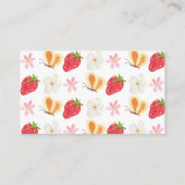 Carte D'accompagnement Brochure de couches Berry Berry Sweet Whimsical (Dos)