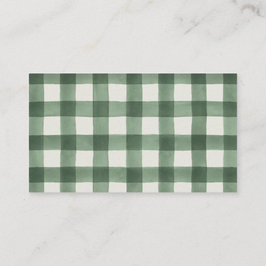 Carte D'accompagnement Brochure de couches de buffle vert (Dos)