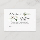 Carte D'accompagnement Brochure de fleurs de pré, insertion d'invitation (Devant)