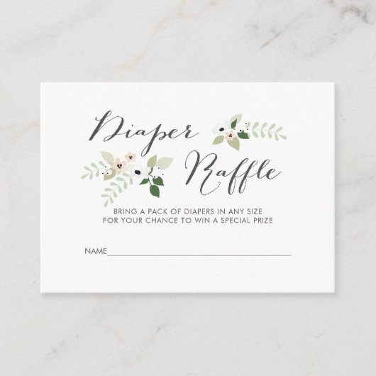 Carte D'accompagnement Brochure de fleurs de pré, insertion d'invitation (Devant)