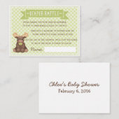 Carte D'accompagnement Brochure de la couche d'orignal (Devant / Derrière)