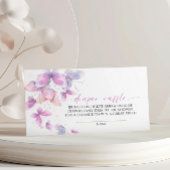 Carte D'accompagnement Brochure de papillons