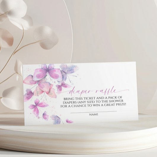 Carte D'accompagnement Brochure de papillons