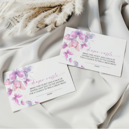 Carte D'accompagnement Brochure de papillons