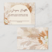 Carte D'accompagnement Brochure Neutre Pampas (Devant / Derrière)