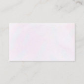 Carte D'accompagnement Brochure Papillon violet rose (Dos)