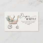 Carte D'accompagnement Brochure pour bébé Boho Sexe Brochure pour couche  (Devant)