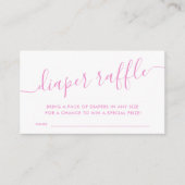 Carte D'accompagnement Brochure pour bébé rose moderne (Devant)