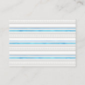 Carte D'accompagnement Brochure Raffle Baby shower Petit Garçon Bleu (Dos)