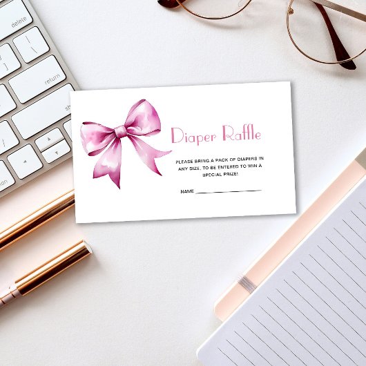 Carte D'accompagnement Brochure rose Baby shower Barreau