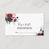 Carte D'accompagnement Brosse florale de la marine bourguignonne moderne  (Devant)