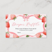 Carte D'accompagnement Brosse rose Berry Sweet Diaper Raffin (Devant)