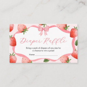 Carte D'accompagnement Brosse rose Berry Sweet Diaper Raffin