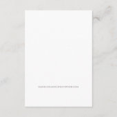 Carte D'accompagnement Brown Stripe Lace Doily Wedding RSVP Enclosure (Dos)