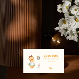 Carte D'accompagnement Brunch de Mère l'Oie amusant Tirage au sort de cou