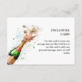 Carte D'accompagnement Brunch Et Champagne Pétillant Enterrement de Vie d (Devant)