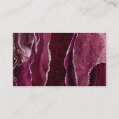 Carte D'accompagnement Budget Bourgogne Argent Agate Marine Site Mariage (Dos)