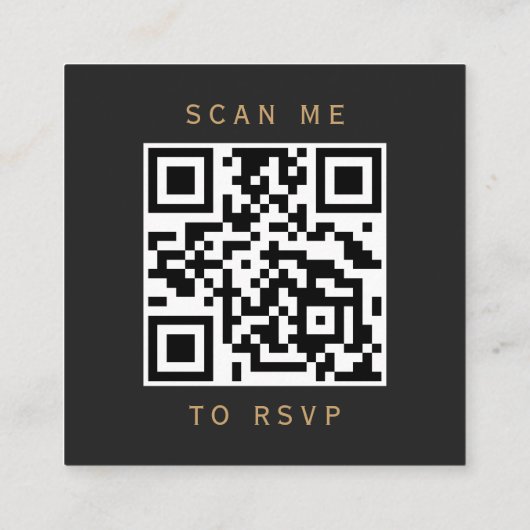 Carte D'accompagnement Budget Emerald Green Gold Agate Dark QR Code RSVP (Dos)