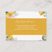 Carte D'accompagnement Budget Main Squeeze Lemon Wreath Bridal Shower Enc (Devant)