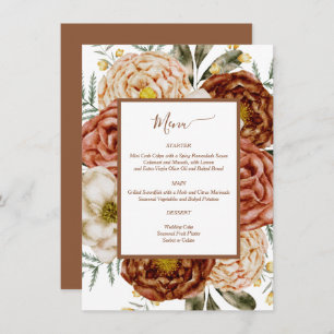 Carte D'accompagnement Budget Neutre Boho Terracotta