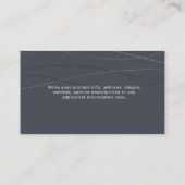 Carte D'accompagnement Budget personnalisé Vagues Abstraites modernes Car (Dos)