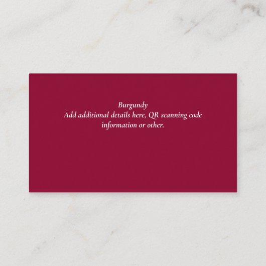 Carte D'accompagnement Budget QR Code Website RSVP Mariage de l'hôtel Dét (Dos)