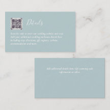 Budget QR Code Website RSVP Mariage de l'hôtel Dét