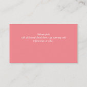 Carte D'accompagnement Budget QR Code Website RSVP Mariage de l'hôtel Dét (Dos)